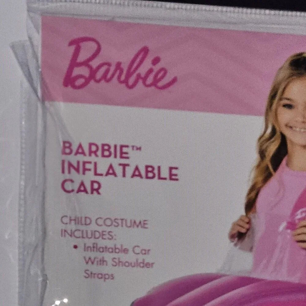 NEW Barbie Inflatable Car Halloween Costume Cosplay Girl OSFM One Size Fits Most